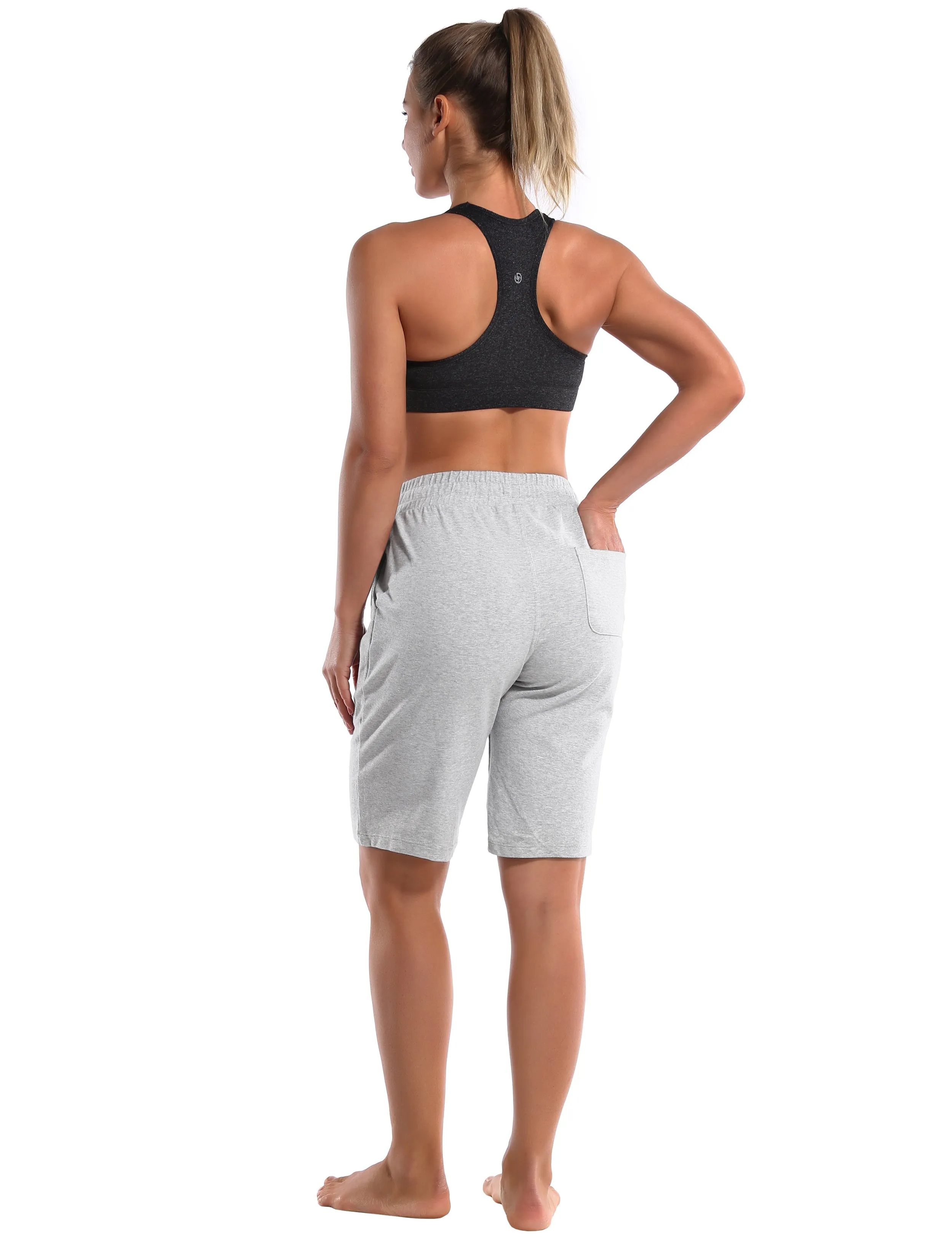 10" Joggers Shorts heathergray_Biking
