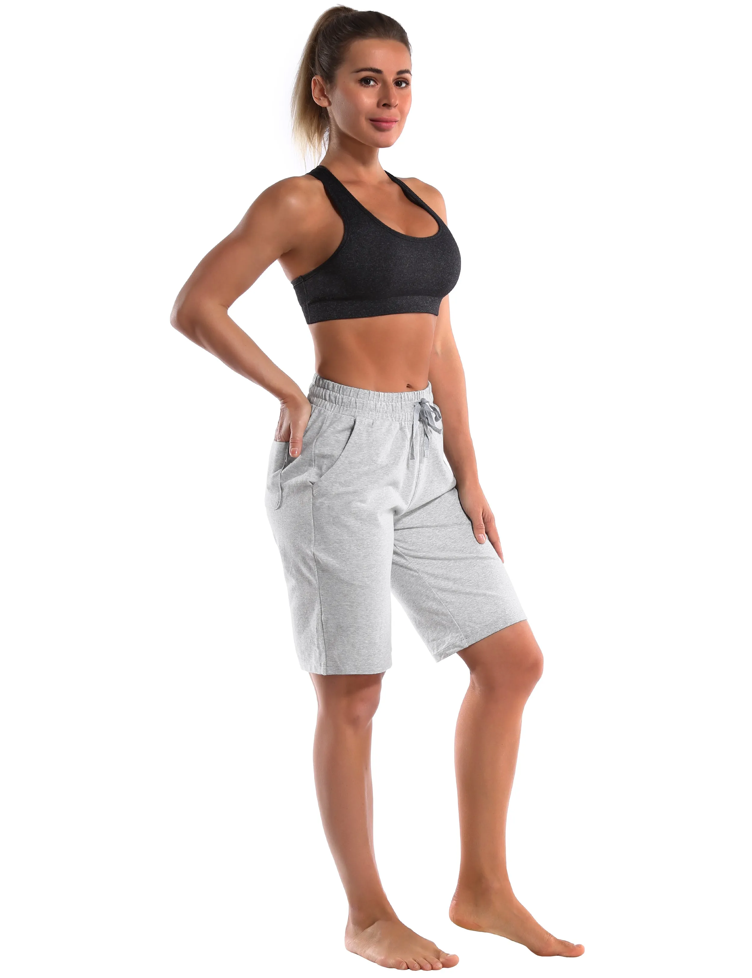 10" Joggers Shorts heathergray_yoga