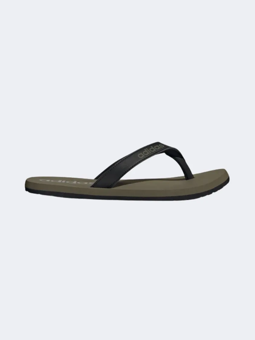 Adidas Eezay Men Swim Slippers Olive/Black