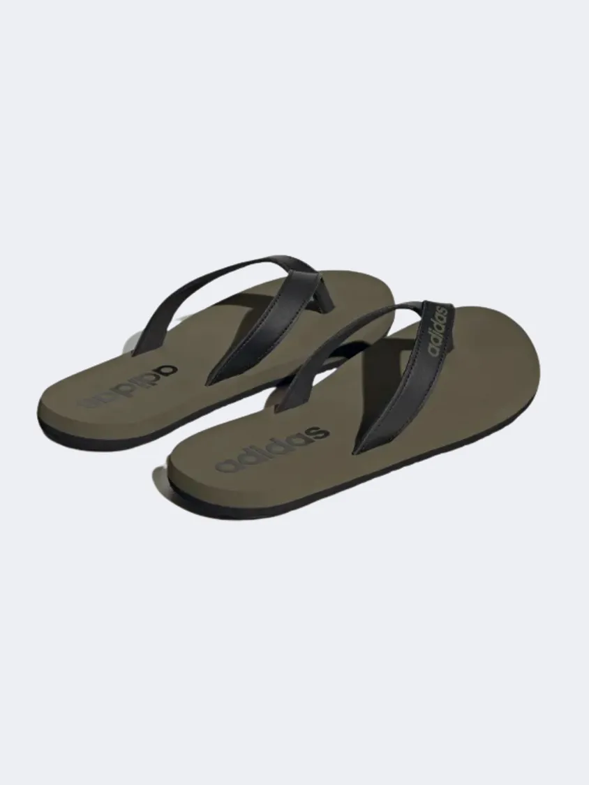 Adidas Eezay Men Swim Slippers Olive/Black