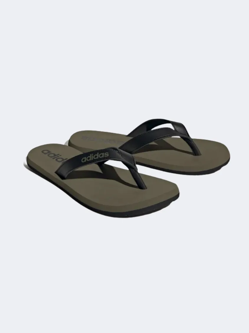 Adidas Eezay Men Swim Slippers Olive/Black