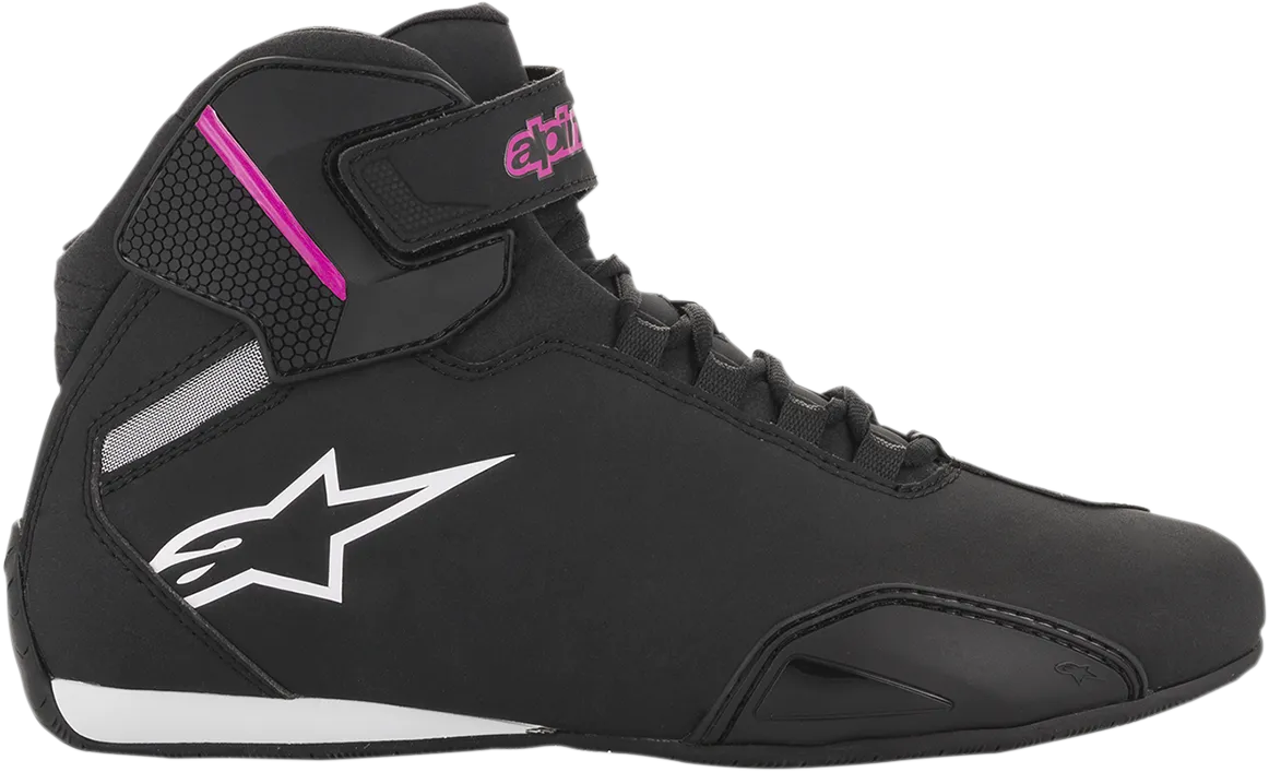 ALPINESTARS Women's Sektor Shoes - Black/Pink - US 5.5 251571910395.5