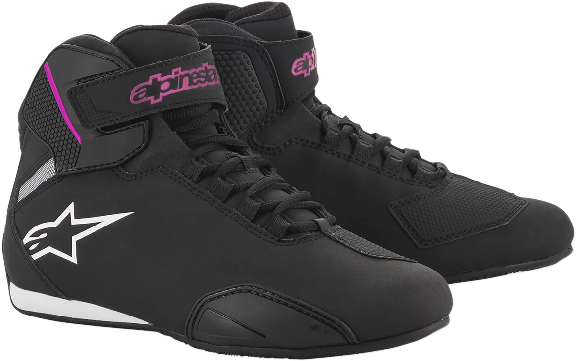 ALPINESTARS Women's Sektor Shoes - Black/Pink - US 5.5 251571910395.5