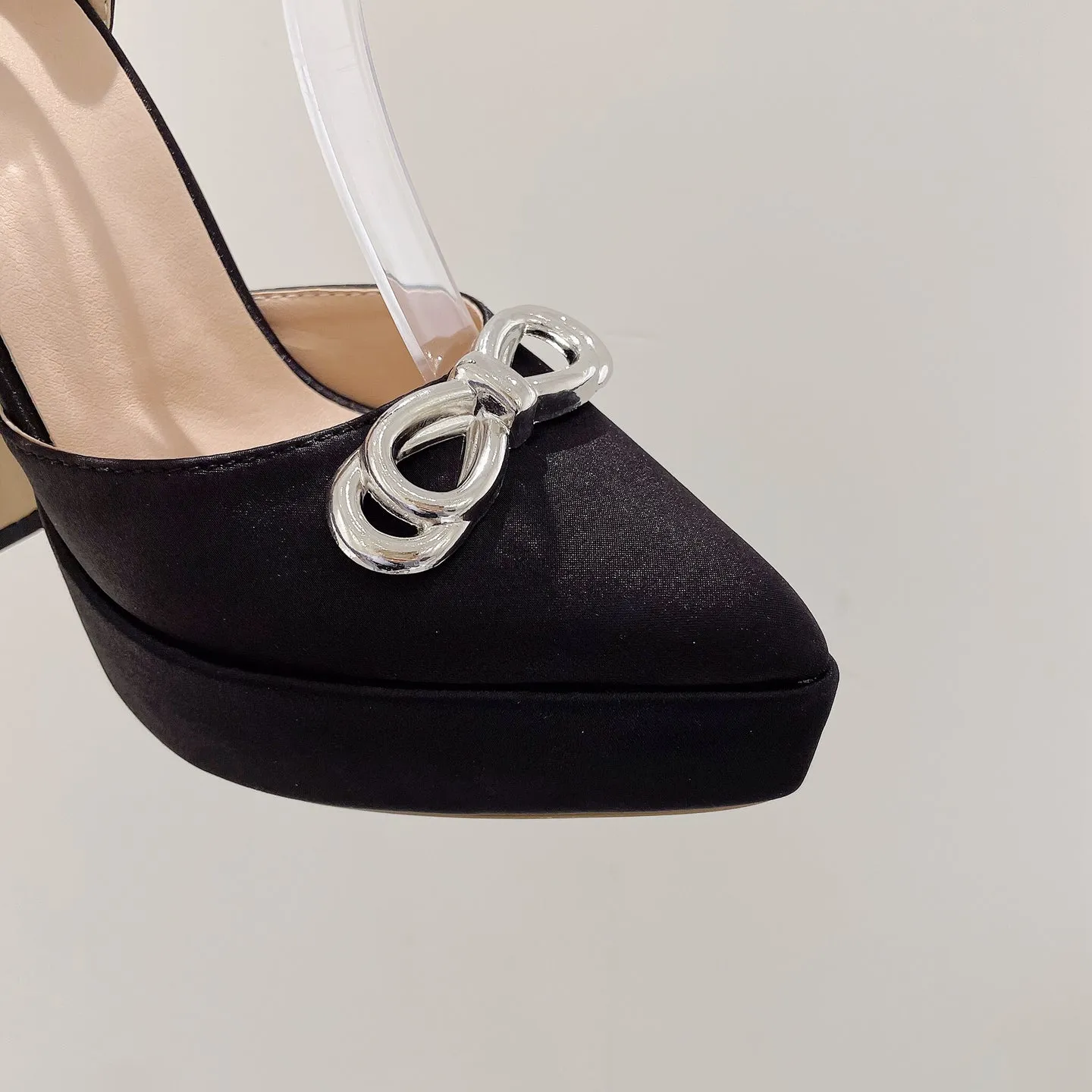 Angelene-103 Platform Point Toe High Heels