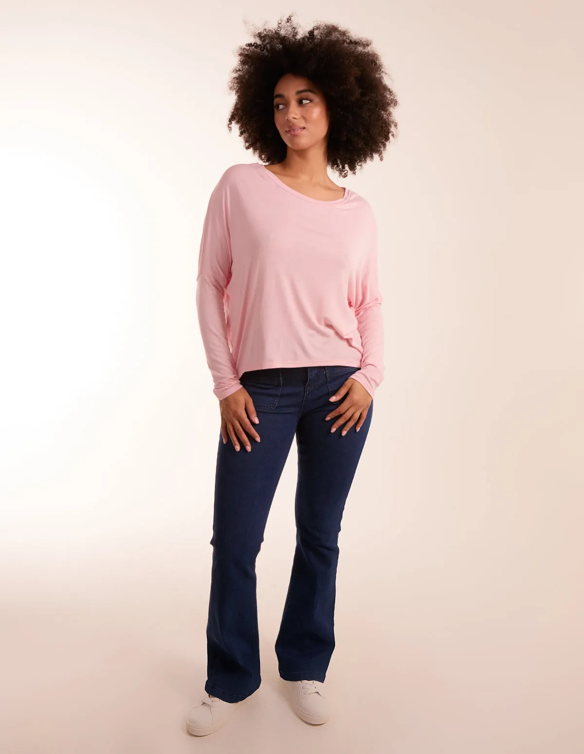 Batwing High Low Top