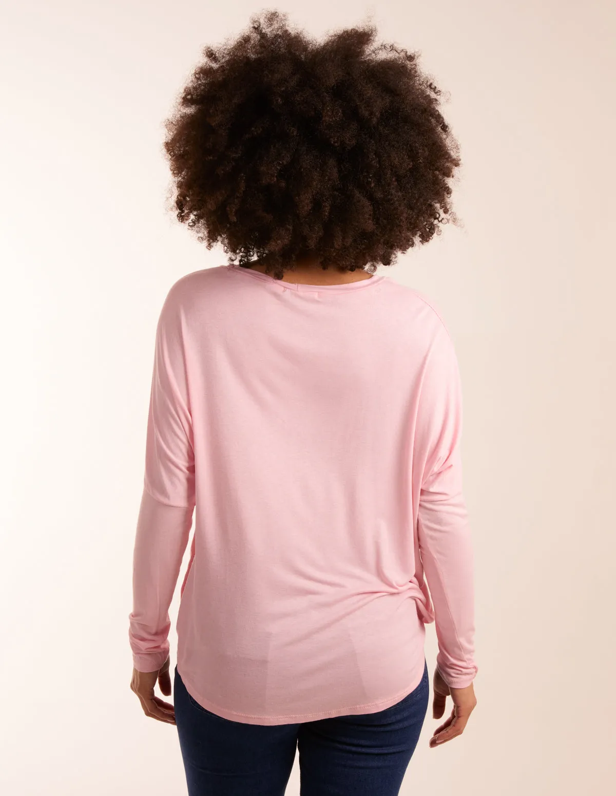Batwing High Low Top