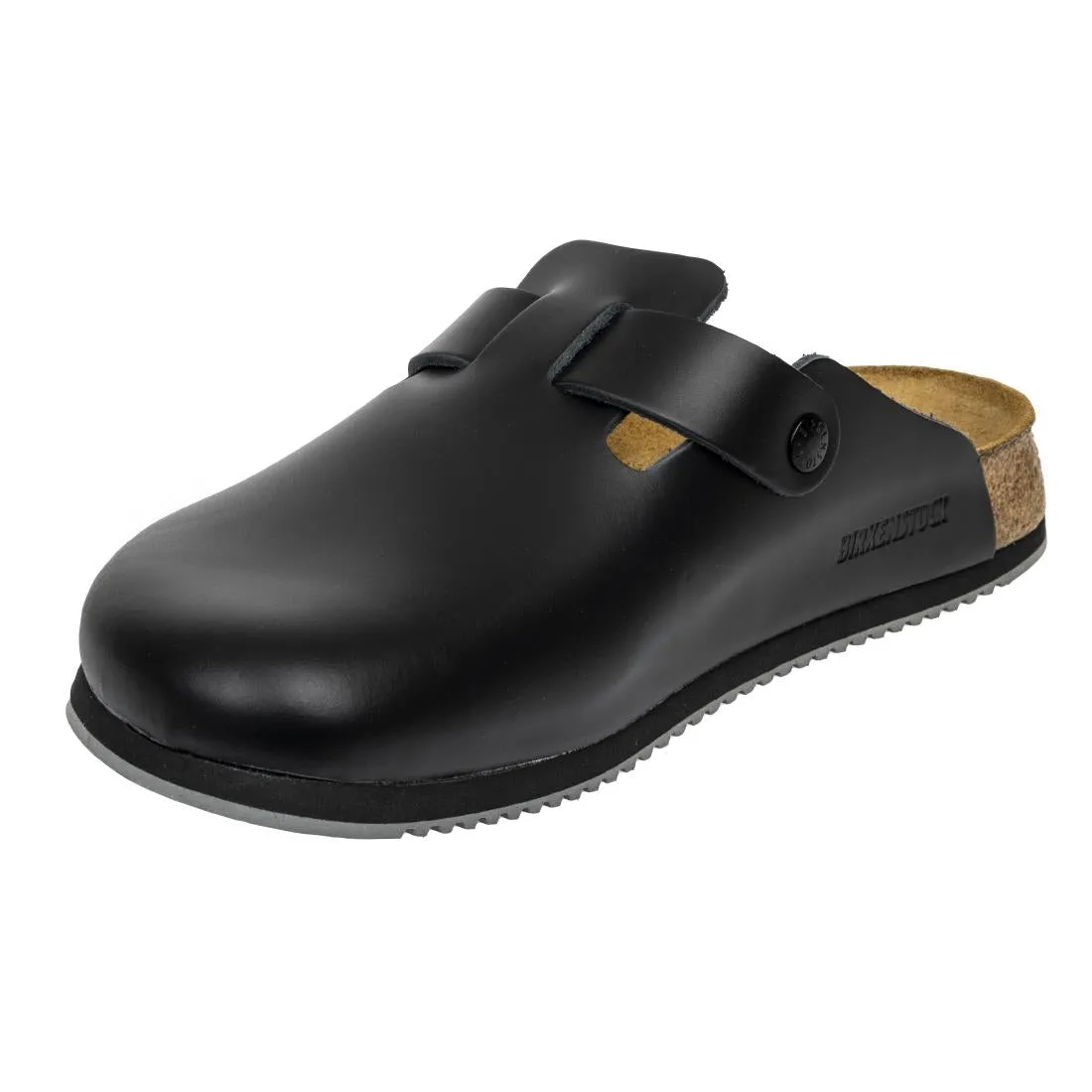 BB129-40 Birkenstock Super Grip Professional Boston Clogs Black 40