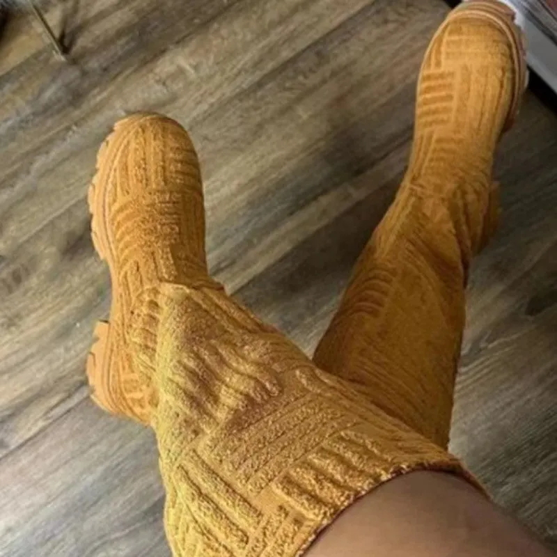 Casual Patchwork Solid Color Round Keep Warm Comfortable Shoes