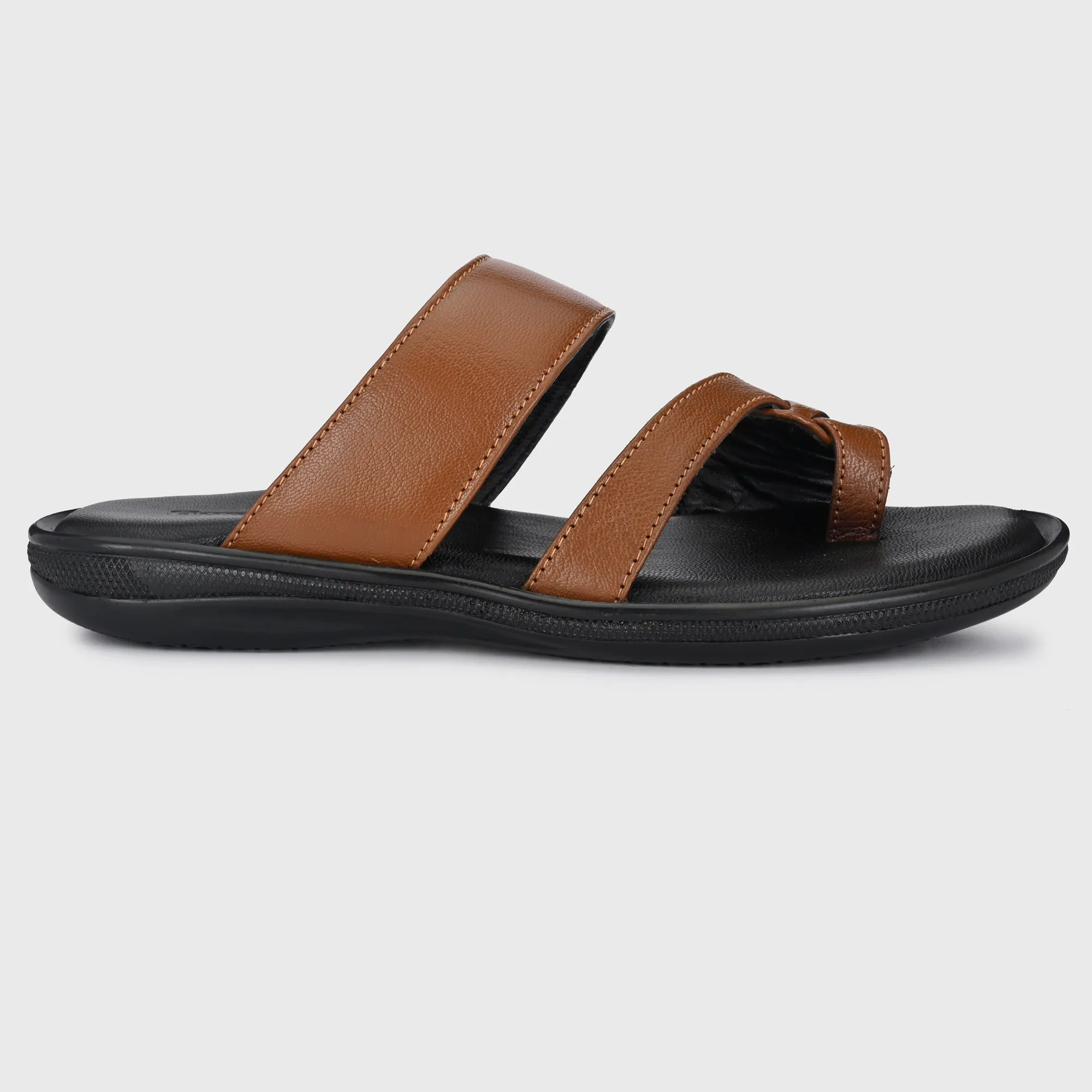 Classic Leather Slippers with a Modern Twist for Men's