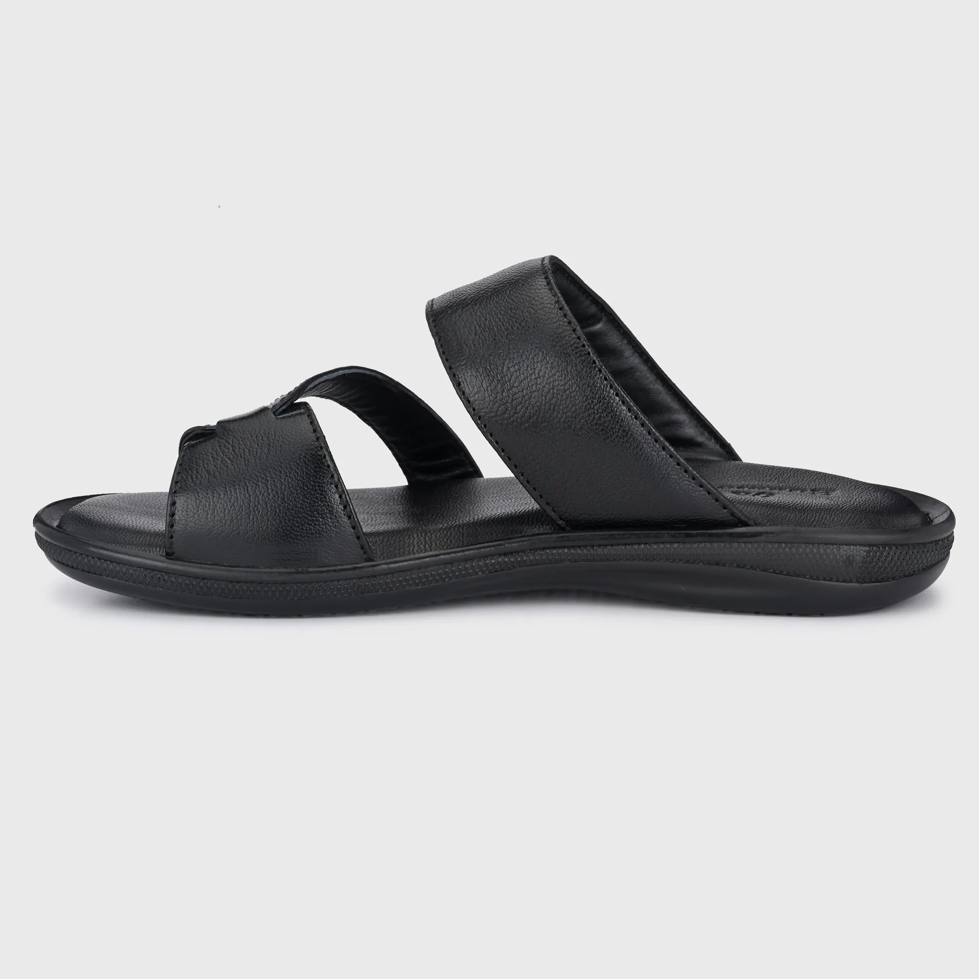 Classic Leather Slippers with a Modern Twist for Men's