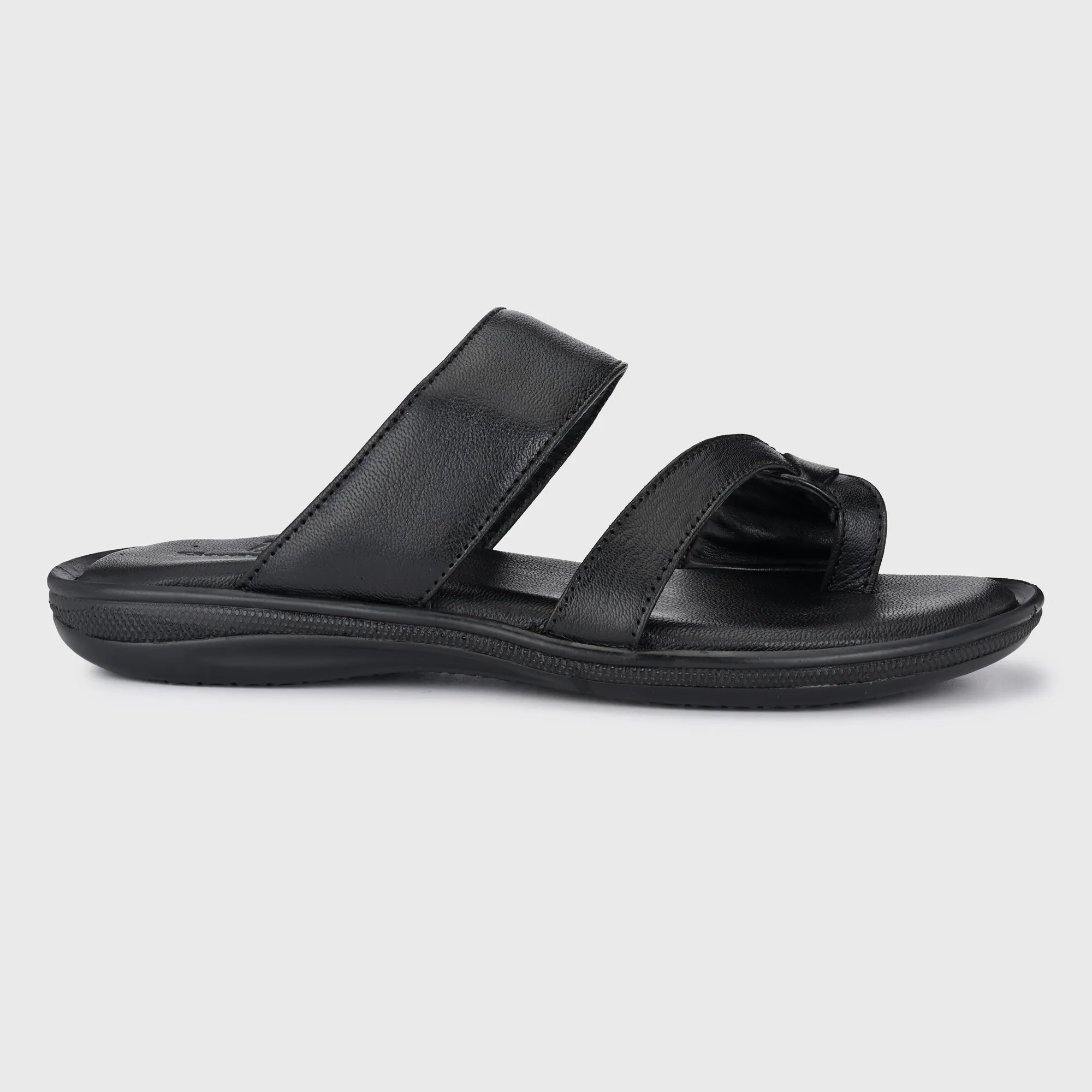 Classic Leather Slippers with a Modern Twist for Men's