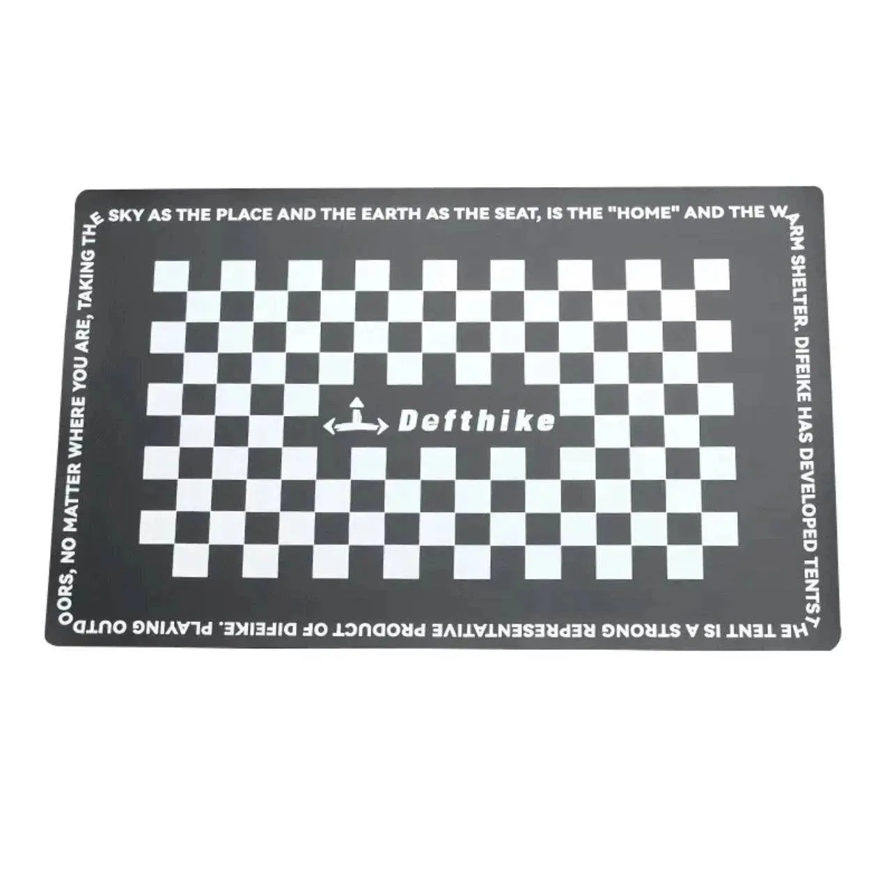 Difeike Outdoor Table Mat Camping Chicken Rolls Table Three Piece Table Mat Anti Slip Wear Resistant Easy To Clean Portable