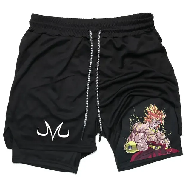 Dragon Ball Z Running Fitness Shorts Men