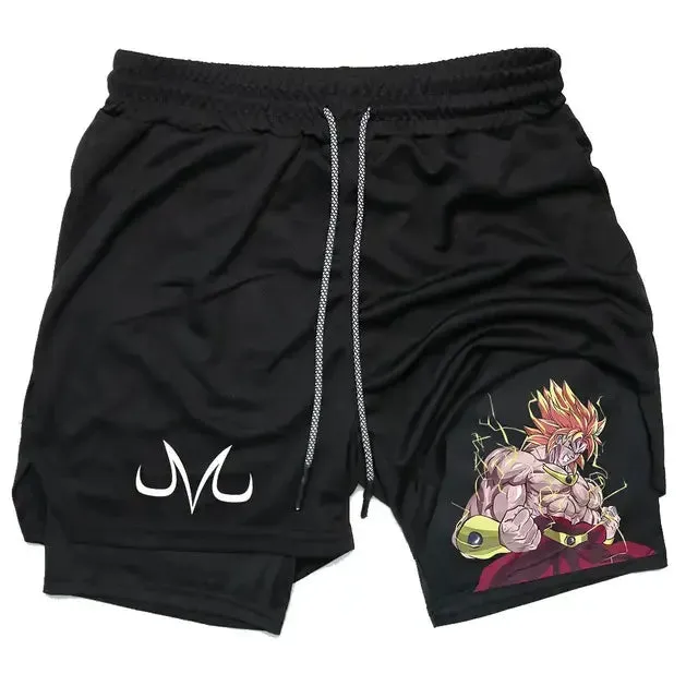 Dragon Ball Z Running Fitness Shorts Men