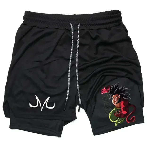 Dragon Ball Z Running Fitness Shorts Men