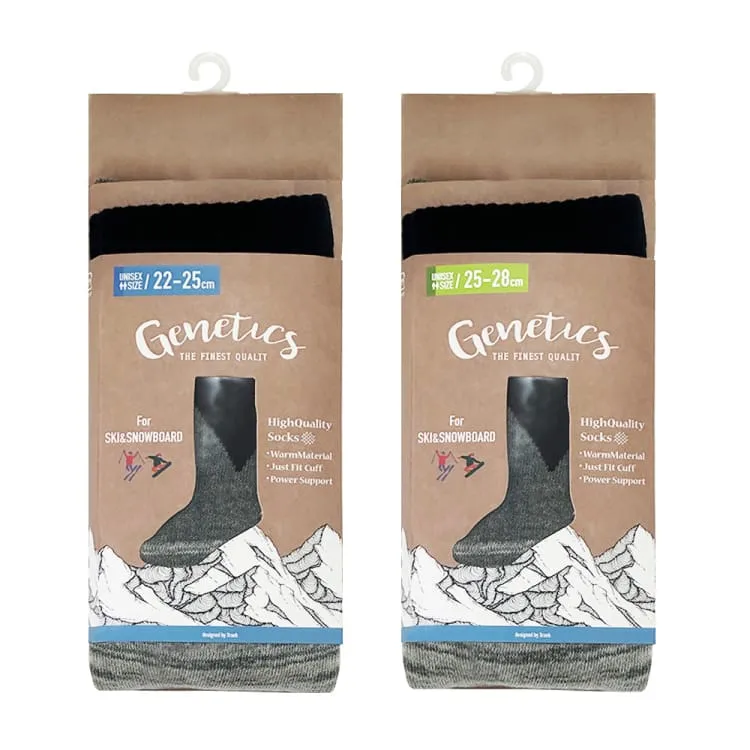 Genetics Snow Socks-BLACK