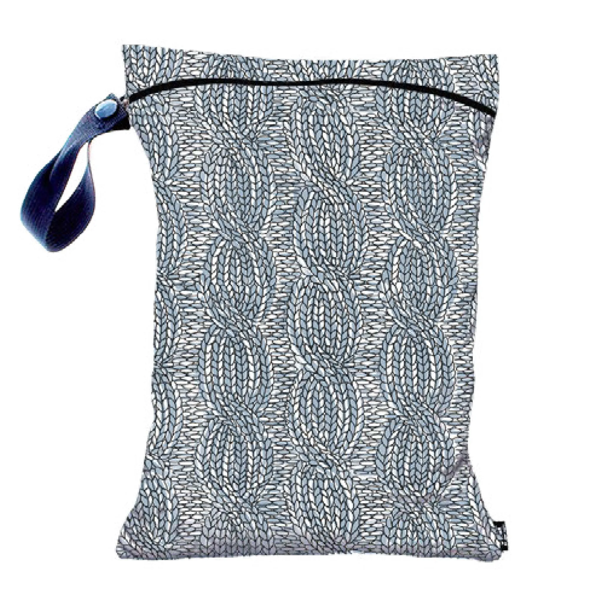 Gleener S'Wet Wet/Dry Bag - Gray Knit Cables