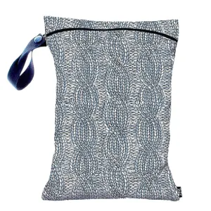 Gleener S'Wet Wet/Dry Bag - Gray Knit Cables
