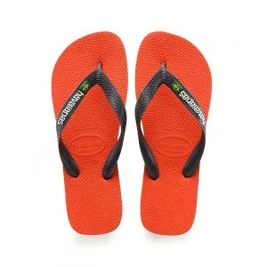 HAVAIANAS BRASIL LOGO - PUMPKIN GREY
