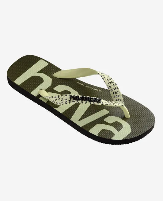 HAVAIANAS TOP LOGOMANIA MID TECH - BLACK