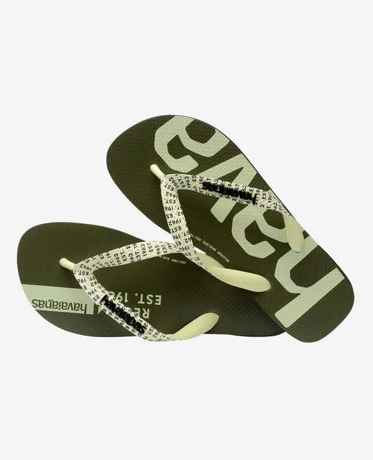 HAVAIANAS TOP LOGOMANIA MID TECH - BLACK