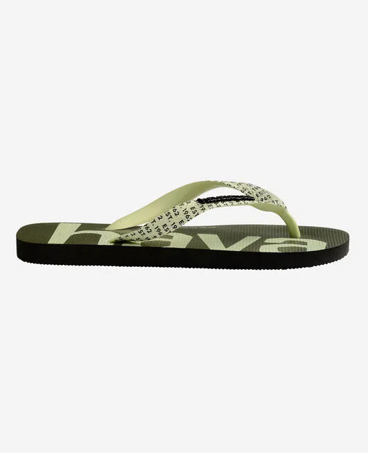 HAVAIANAS TOP LOGOMANIA MID TECH - BLACK