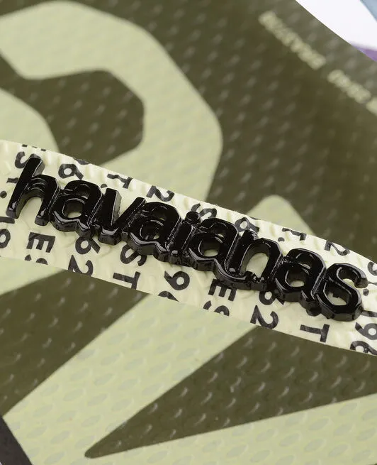 HAVAIANAS TOP LOGOMANIA MID TECH - BLACK
