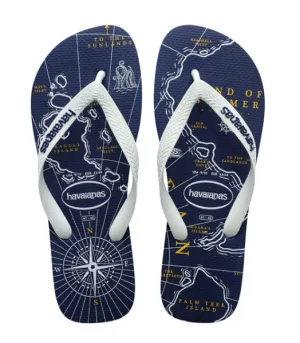 HAVAIANAS TOP NAUTICAL - NAVY BLUE.WHITE.NAVY BLUE