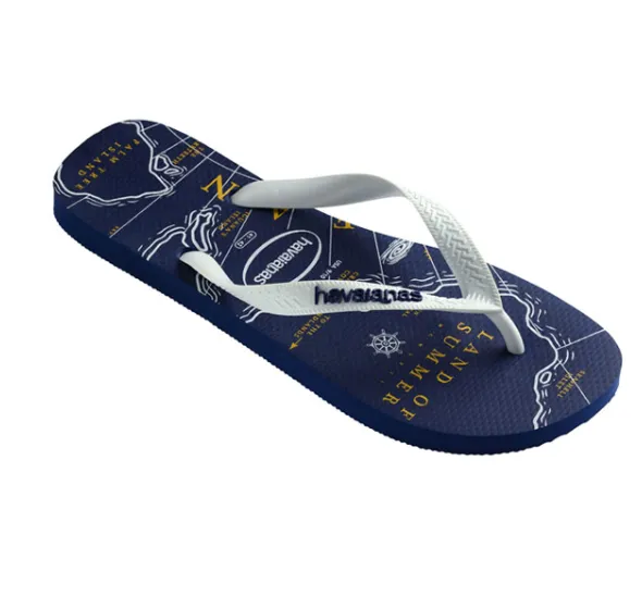 HAVAIANAS TOP NAUTICAL - NAVY BLUE.WHITE.NAVY BLUE