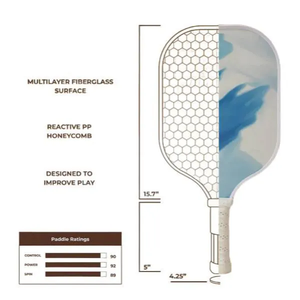 HELIOS - The Khione Pickleball Paddles (Noon)