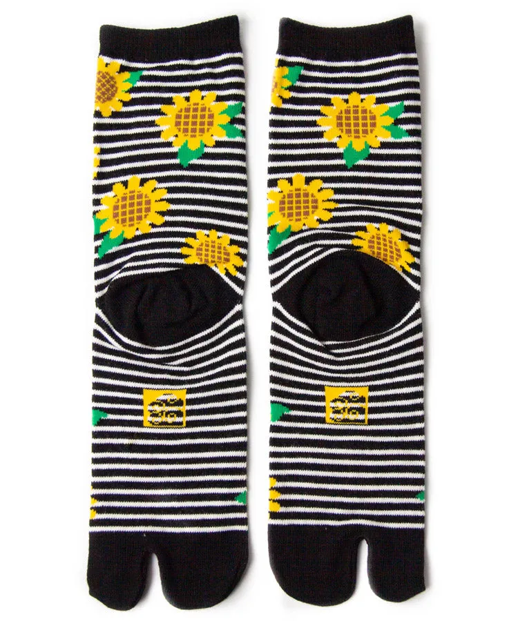 Himawari Tabi Socks / High Quality Sun flower Japanese Socks