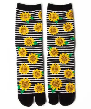 Himawari Tabi Socks / High Quality Sun flower Japanese Socks