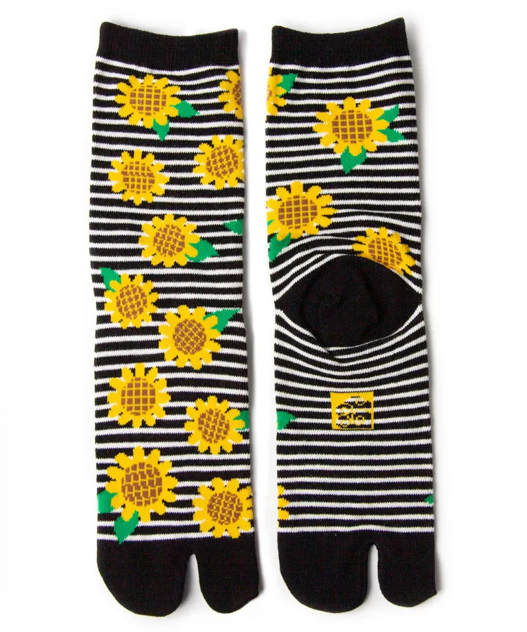 Himawari Tabi Socks / High Quality Sun flower Japanese Socks