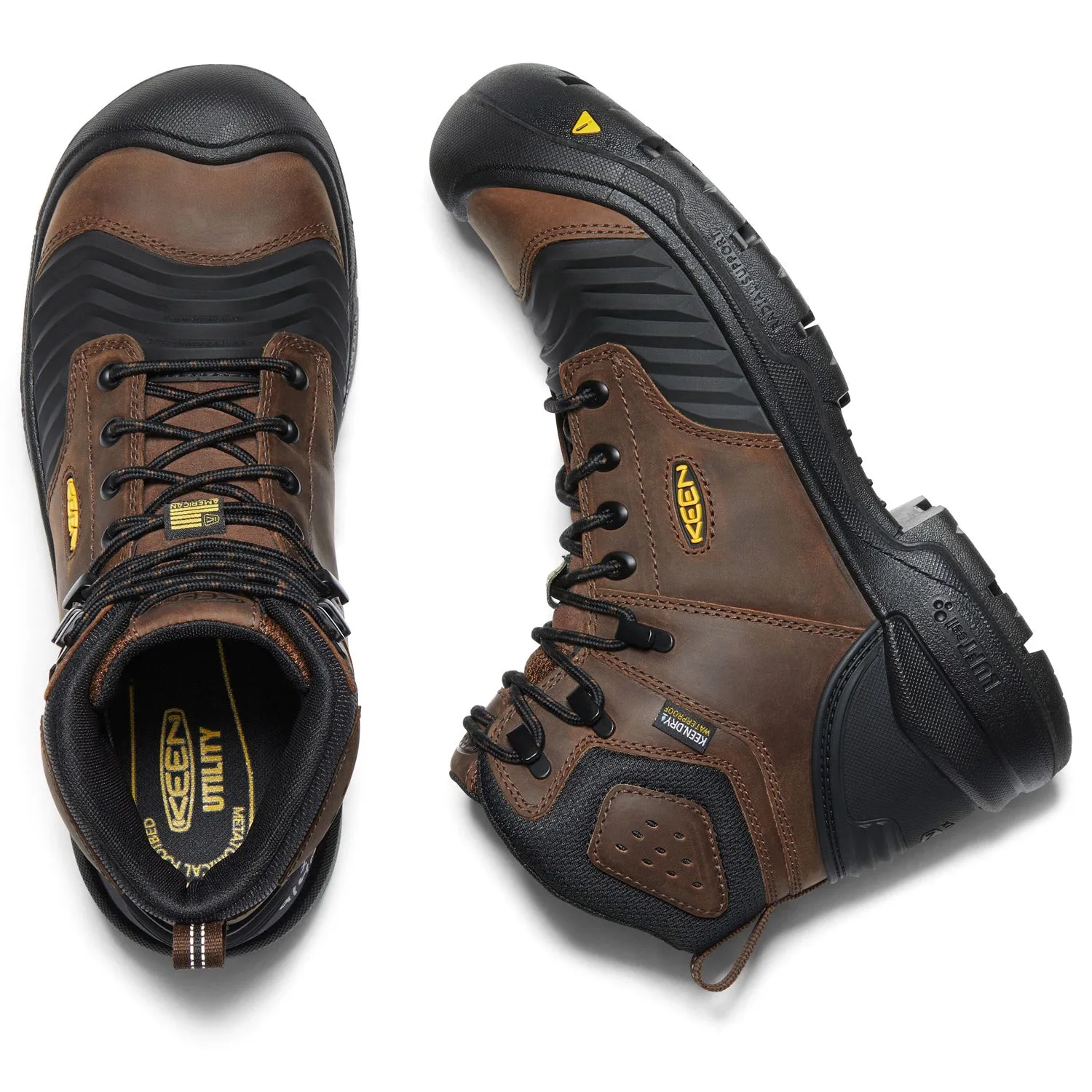KEEN Utility Men's Portland 6" Waterproof Carbon Fiber Toe Work Boot