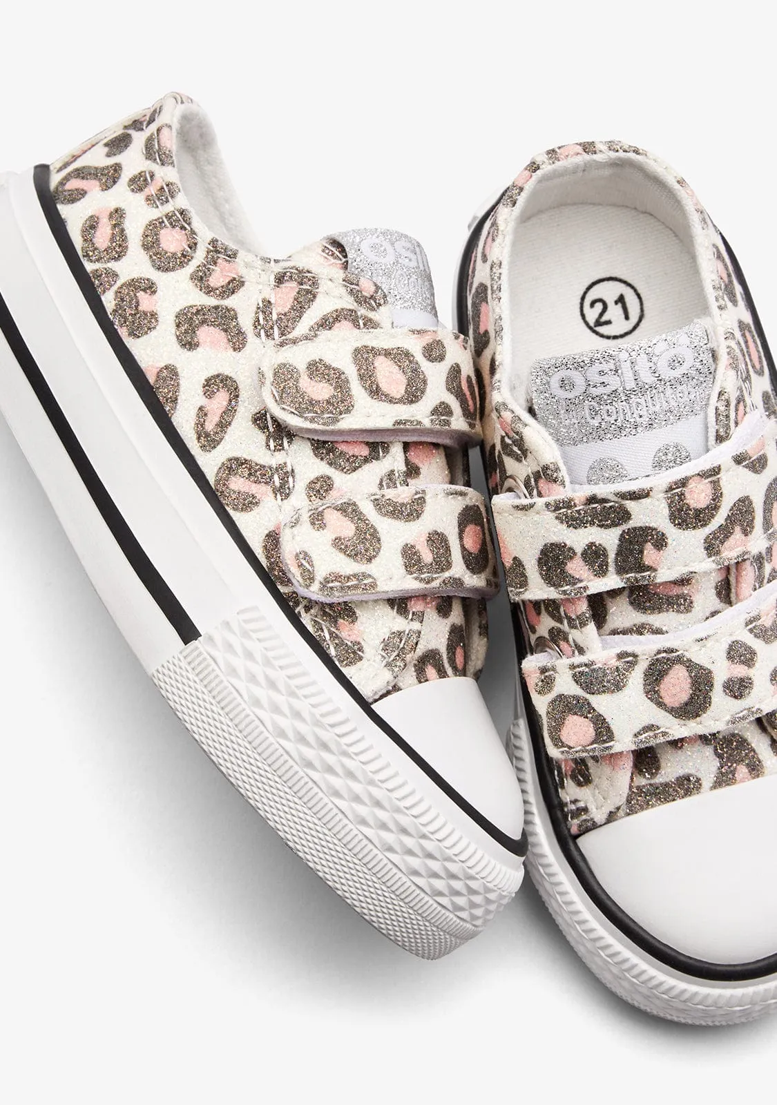 Leopard Straps Low Sneakers