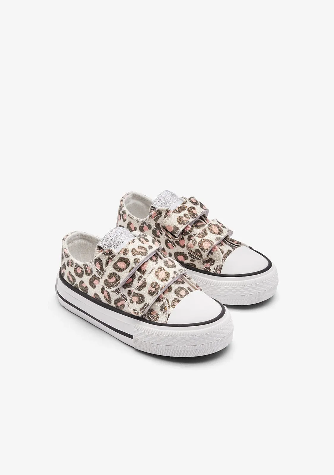 Leopard Straps Low Sneakers