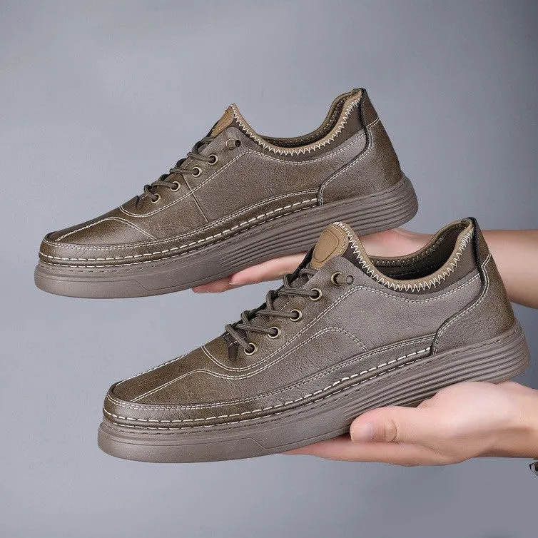 Maverick Genuine Leather Sneakers