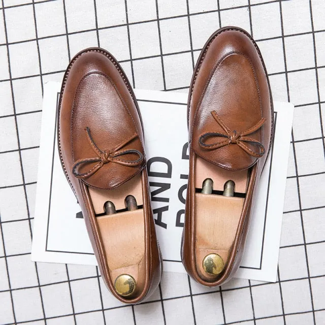 Men Casual Vintage Formal Dress Shoes