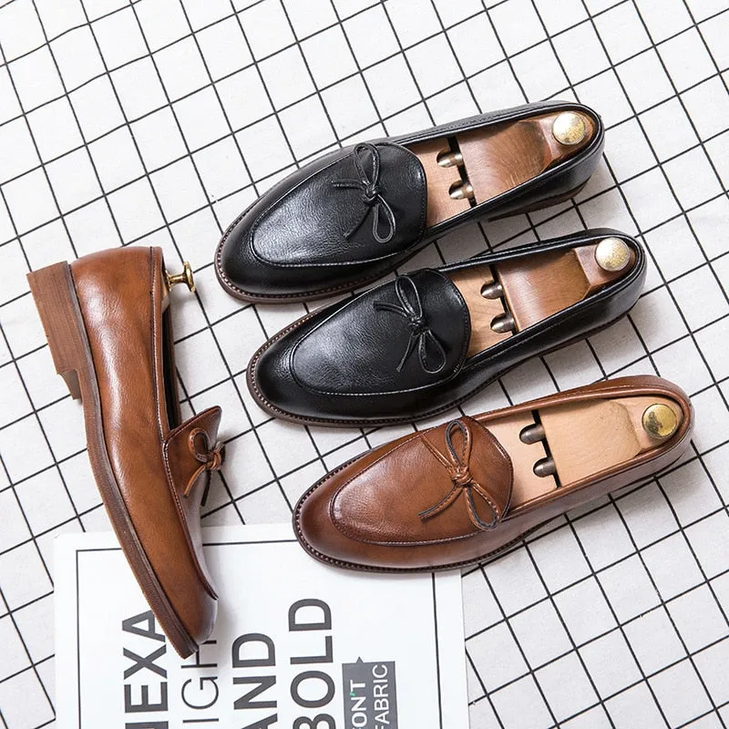 Men Casual Vintage Formal Dress Shoes