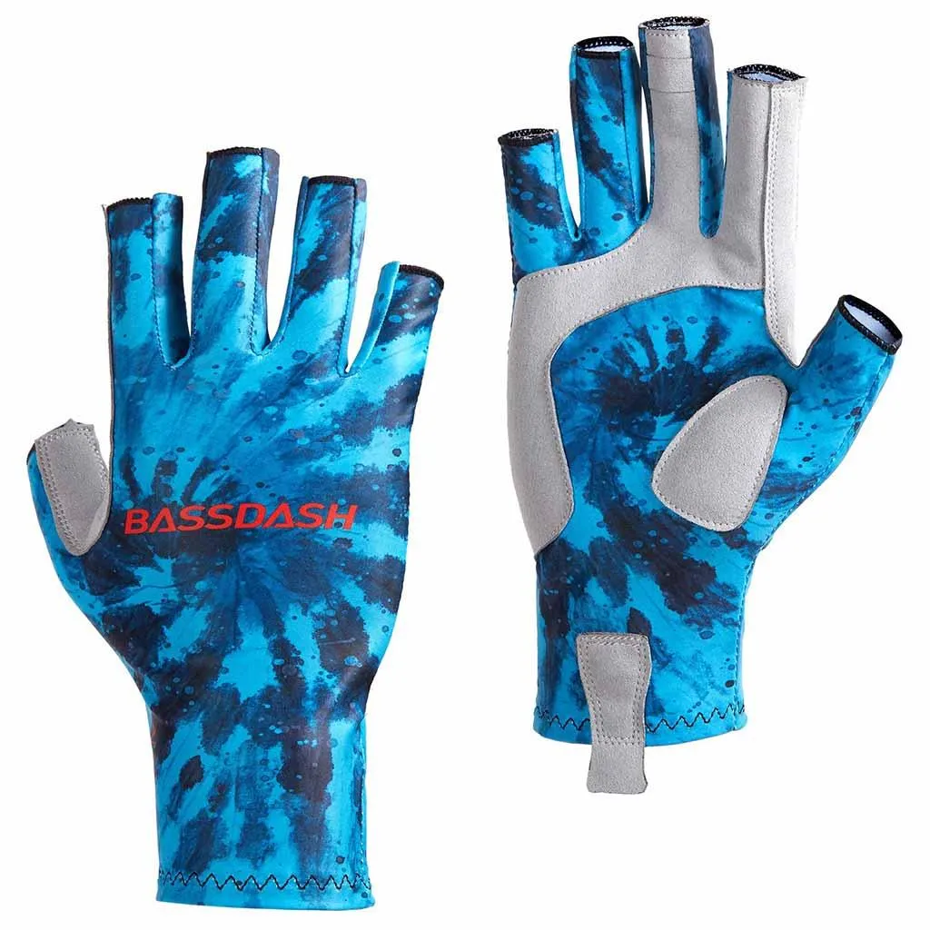 Men's Altimate UPF 50  Sun Protection Fingerless Fishing Gloves