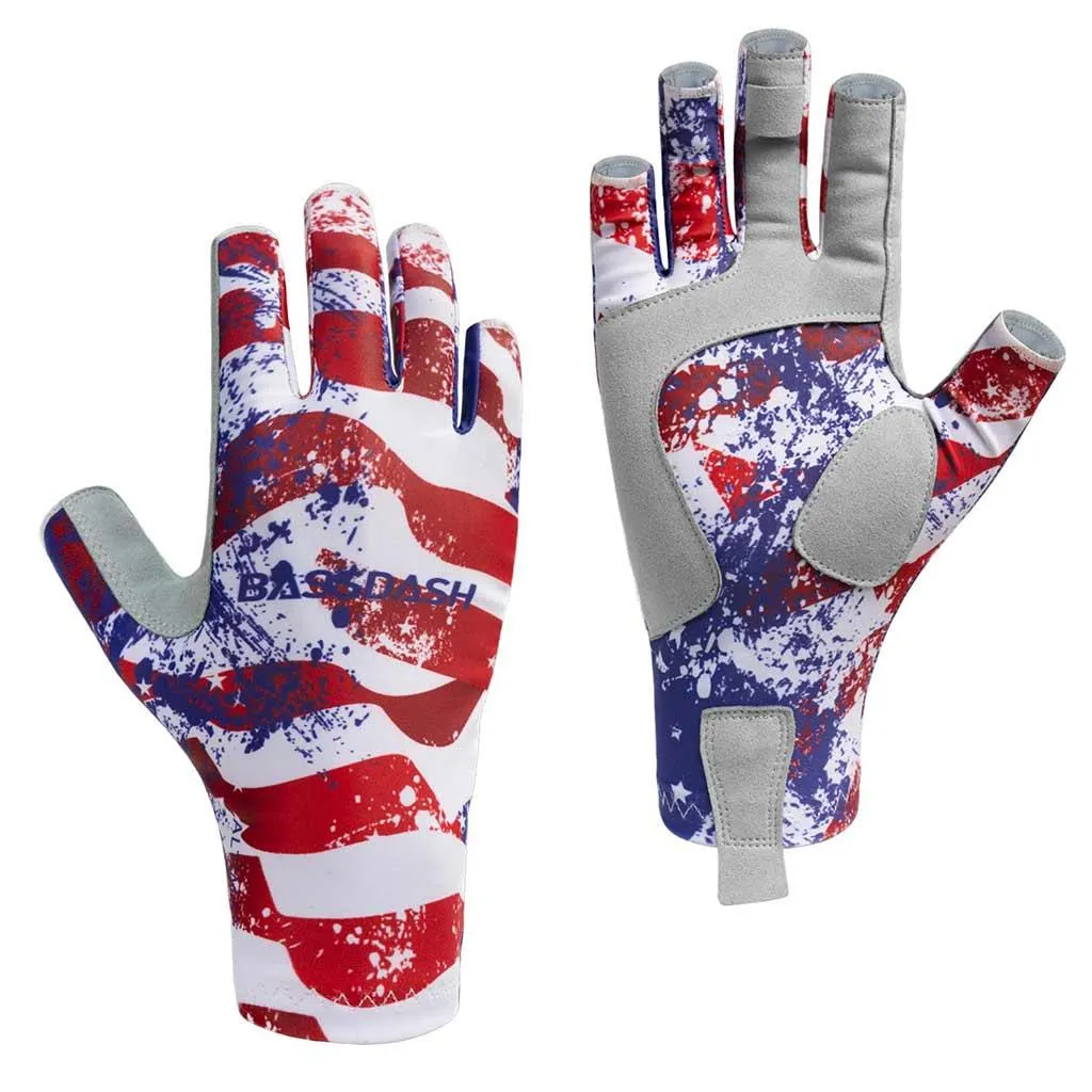 Men's Altimate UPF 50  Sun Protection Fingerless Fishing Gloves