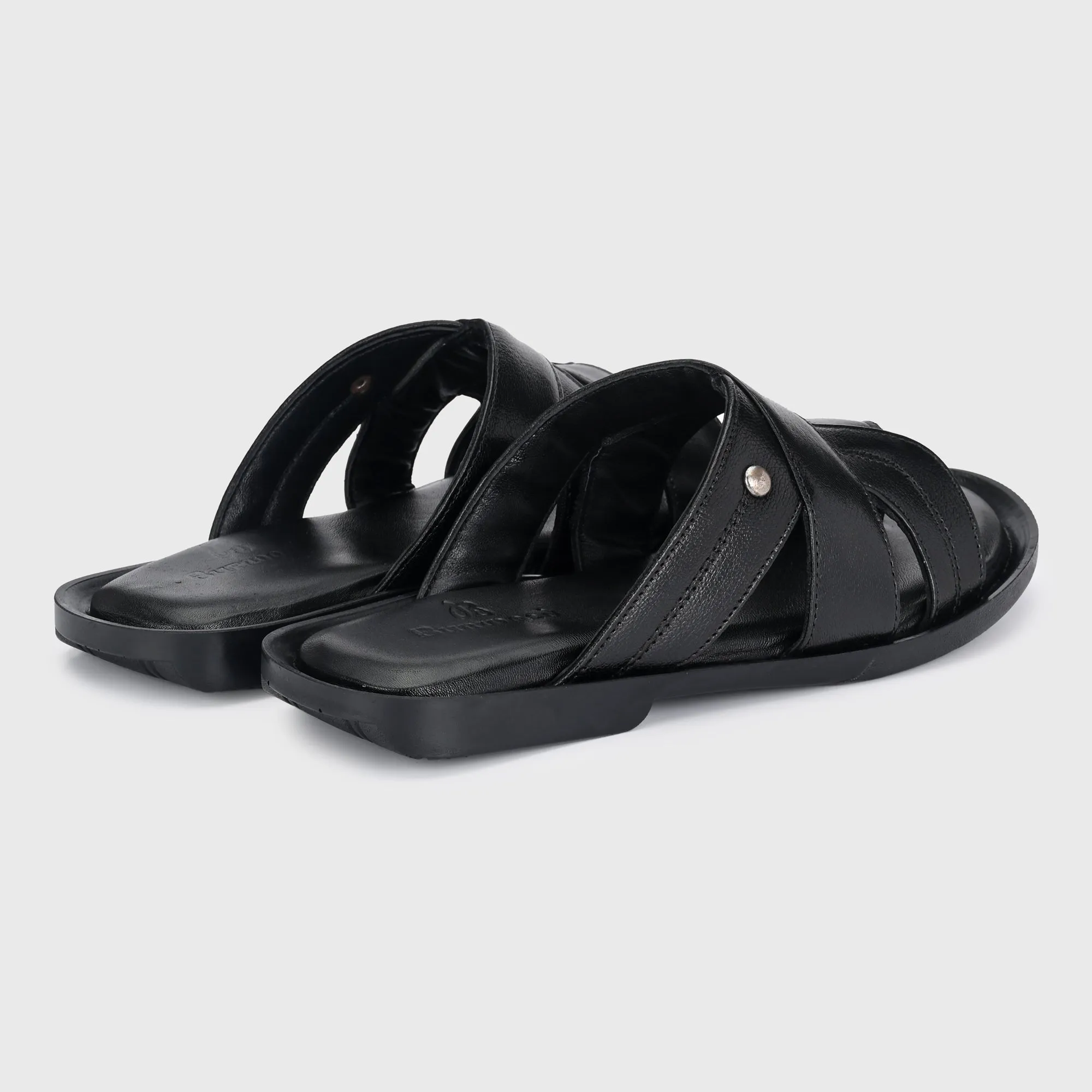 Modern Classic Men’s Leather Slippers for Men's