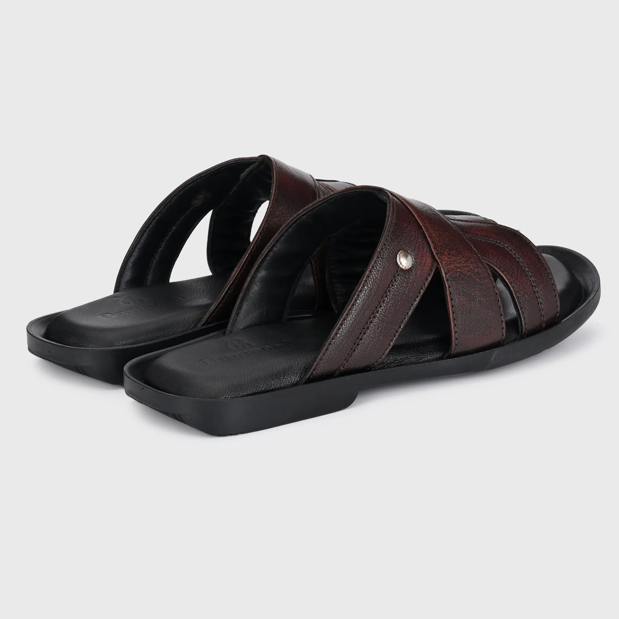 Modern Classic Men’s Leather Slippers for Men's