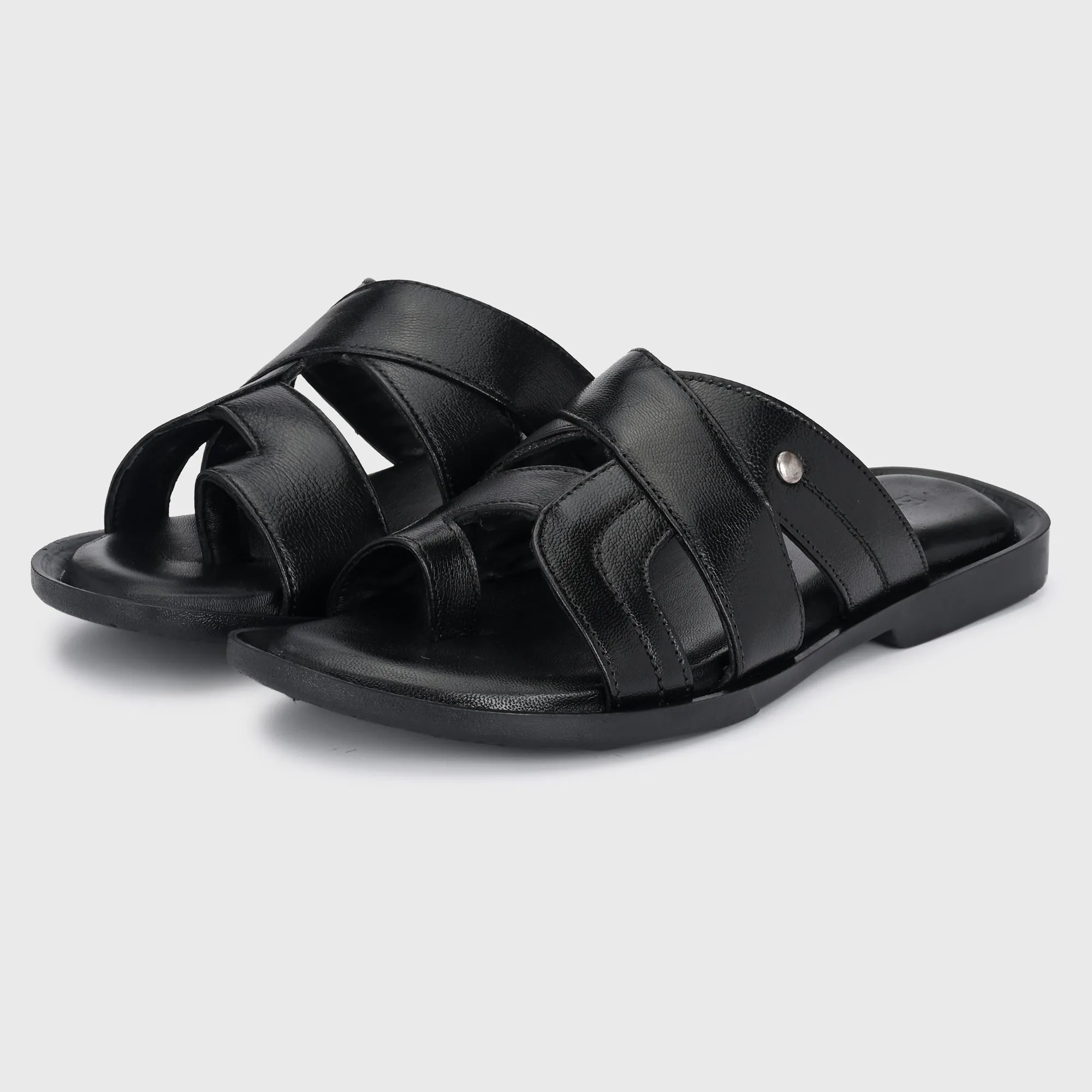 Modern Classic Men’s Leather Slippers for Men's