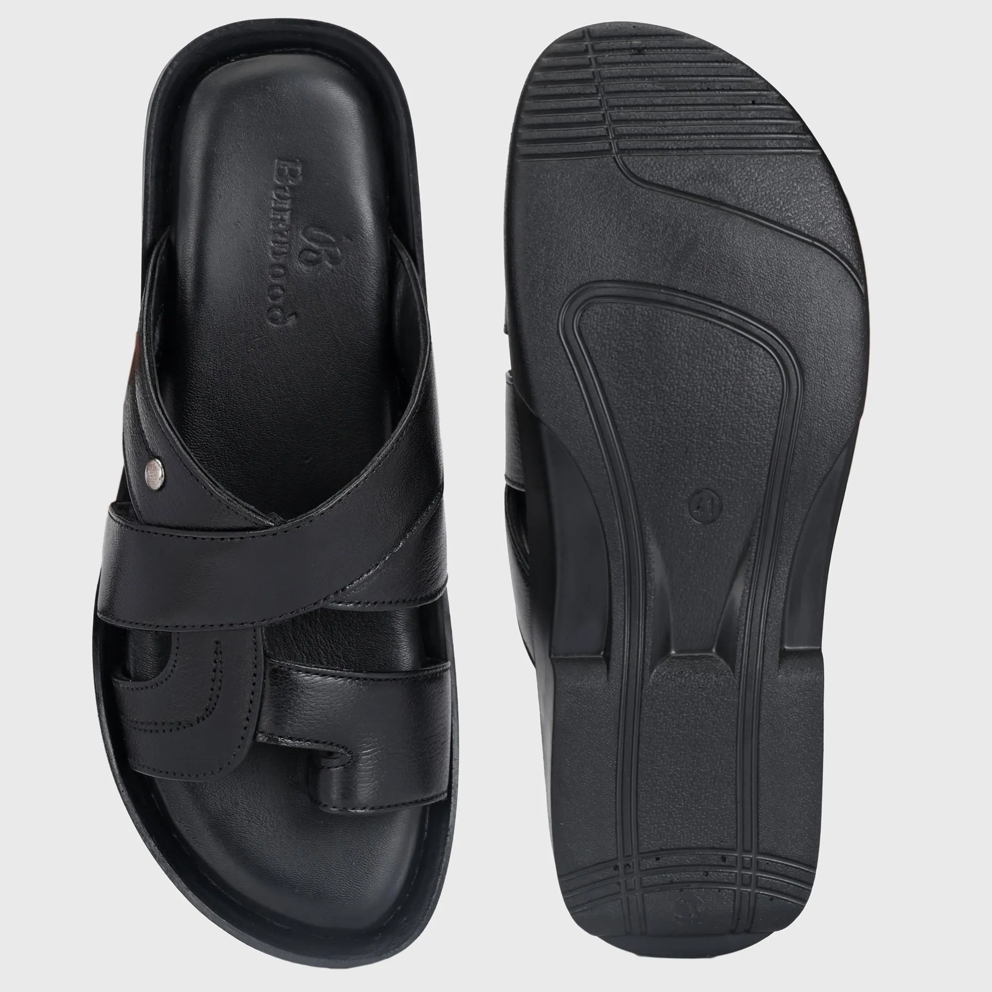 Modern Classic Men’s Leather Slippers for Men's