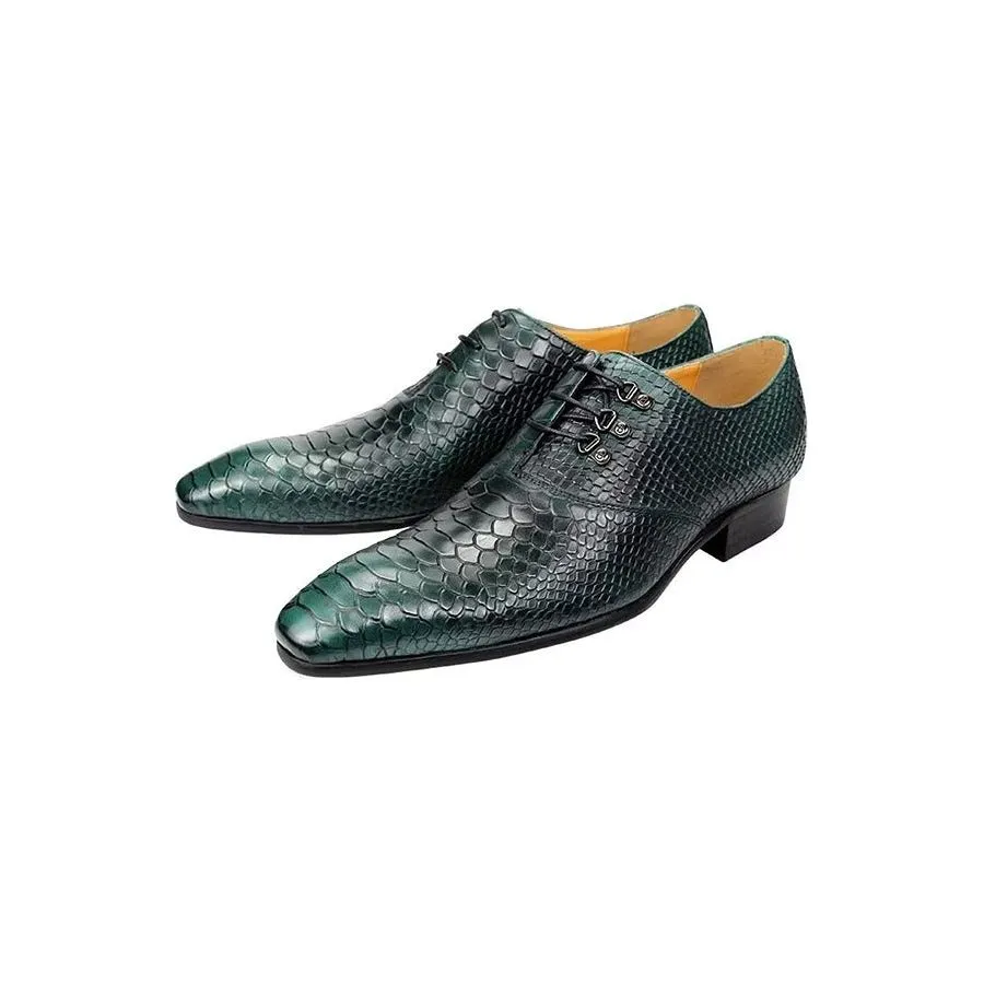 Opulessa Patterned Buckle Oxfords