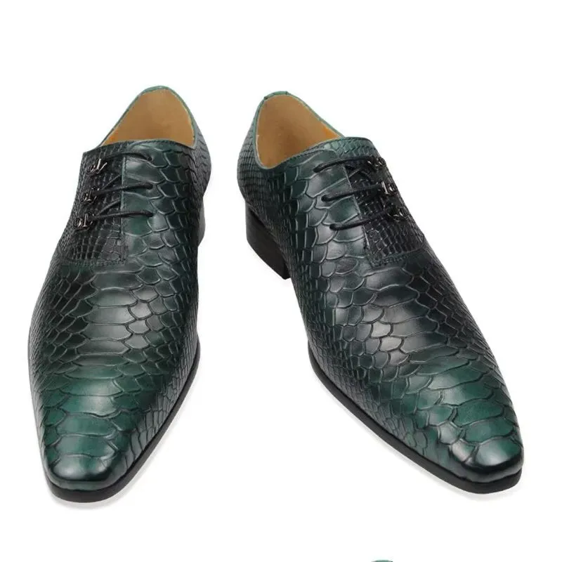 Opulessa Patterned Buckle Oxfords