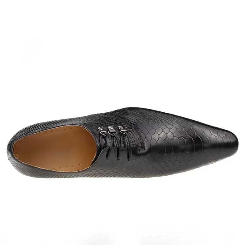 Opulessa Patterned Buckle Oxfords