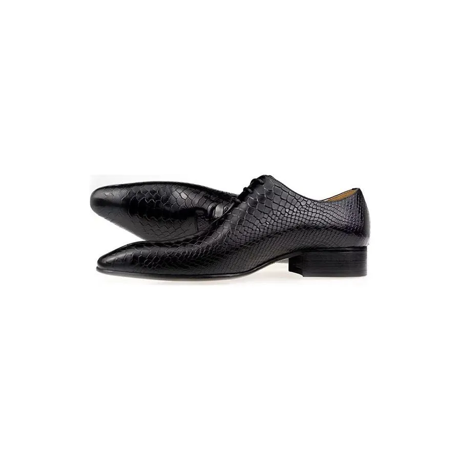 Opulessa Patterned Buckle Oxfords