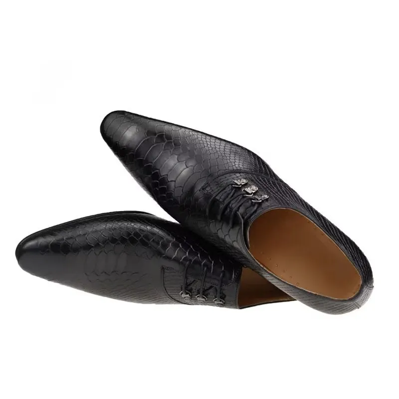 Opulessa Patterned Buckle Oxfords